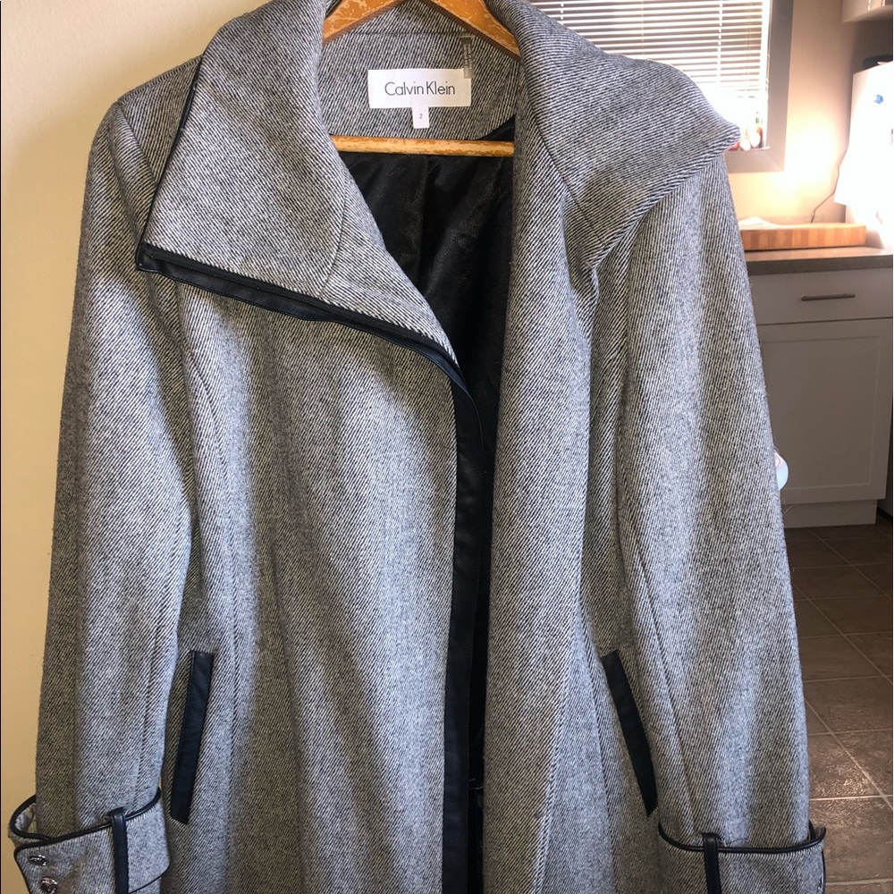 Calvin Klein peacoat wool